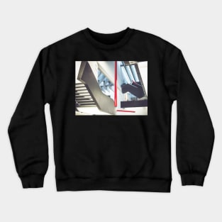 Architect Zaha Hadid in Rome - Maxxi Museum Crewneck Sweatshirt